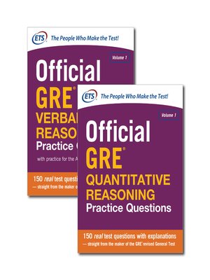 cover image of Official GRE Value Combo (ebook bundle)